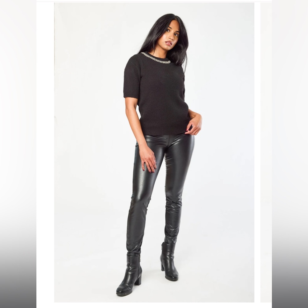 🆕 BBJ LOS ANGELES Faux Leather High-Rise Skinny Legging 🆕